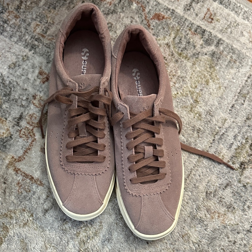 Superga Taupe Nappa Club Sneaker